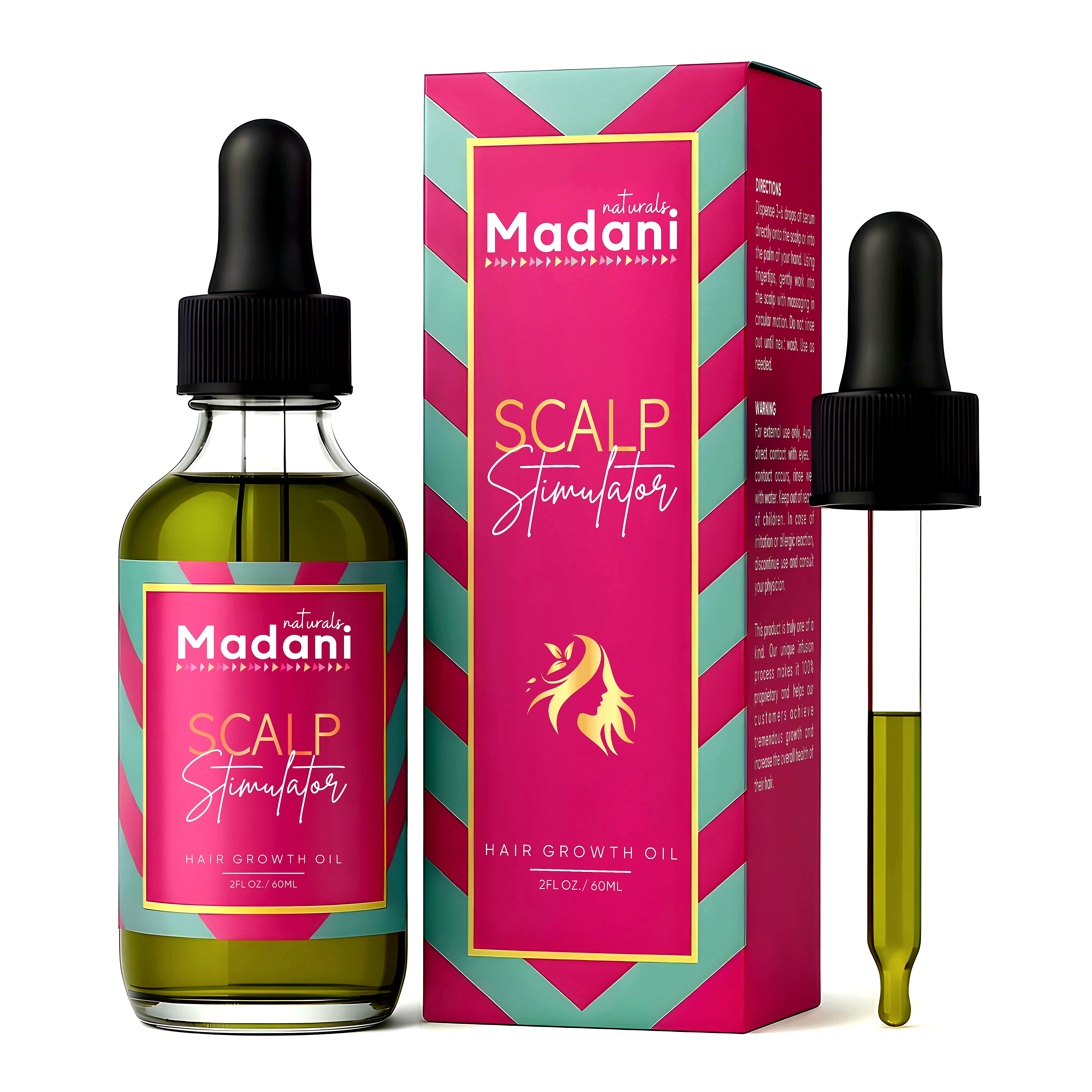 Wonder Scalp Stimulator Hair Growth Oil 2oz