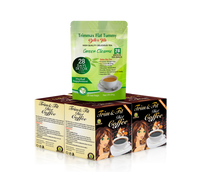 4 Coffee & 1 detox tea