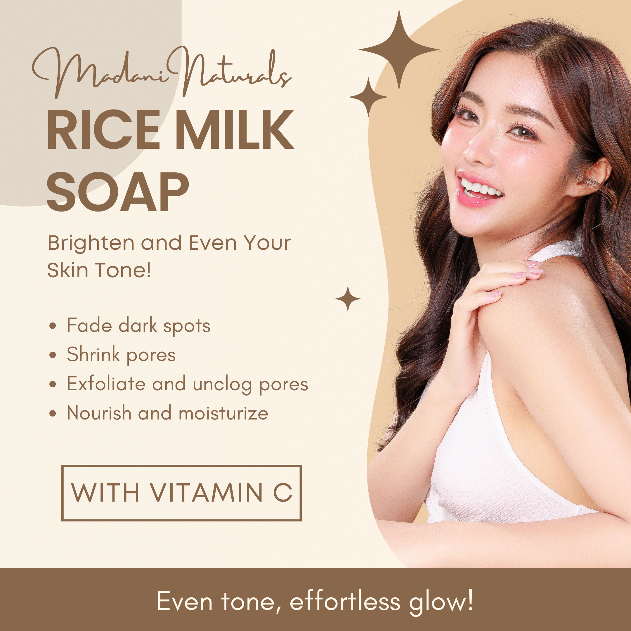 Rice Milk Repair Brightening Soap with Vitamin C & Salicylic Acid